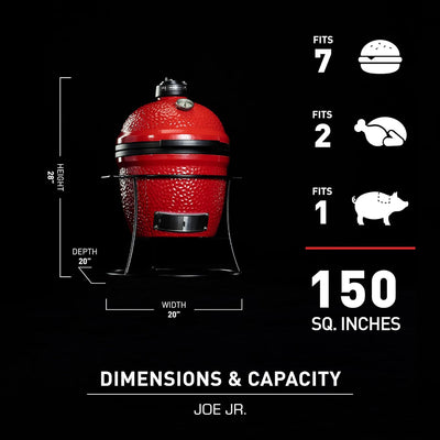 Kamado Joe Joe Jr. with Cast Iron Stand information