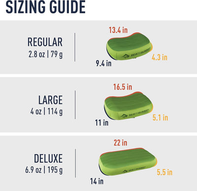 Sea to Summit Aeros Premium Pillow - Shop  Camp Pillows at  Trekaline