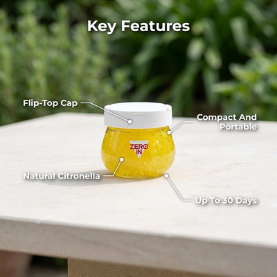 STV Zero In 30-Day Natural Citronella Gel Diffuser