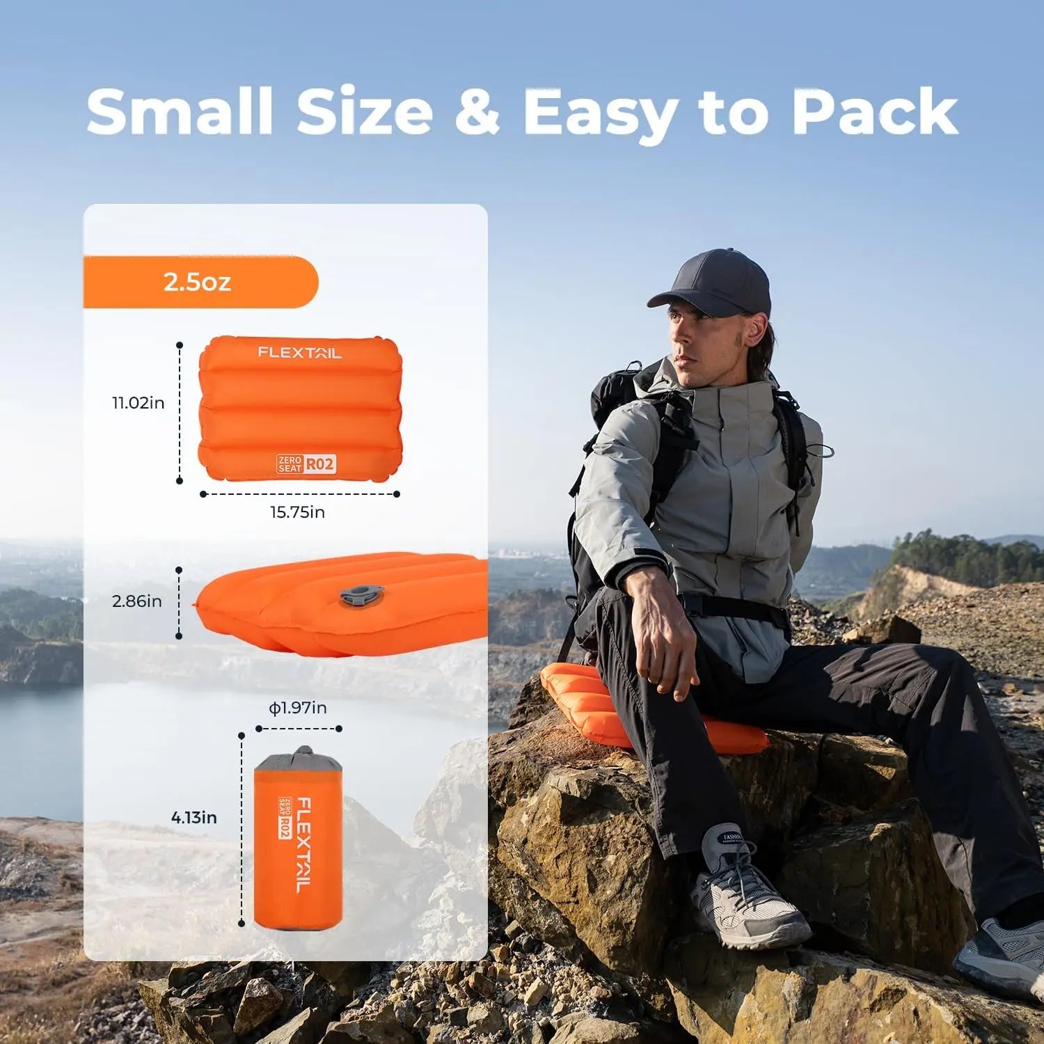 Flextail Zero Seat Inflatable Cushion - Shop  Trail Seats at  Trekaline