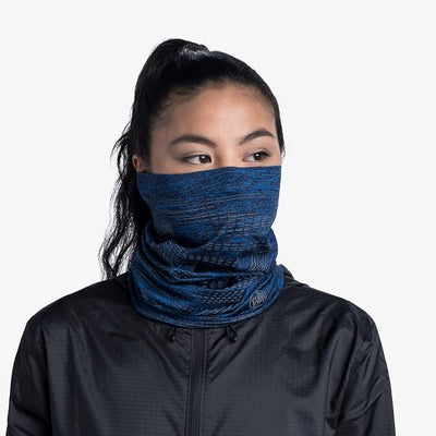 Buff Reflective DryFlx Neckwear - Solid Blue