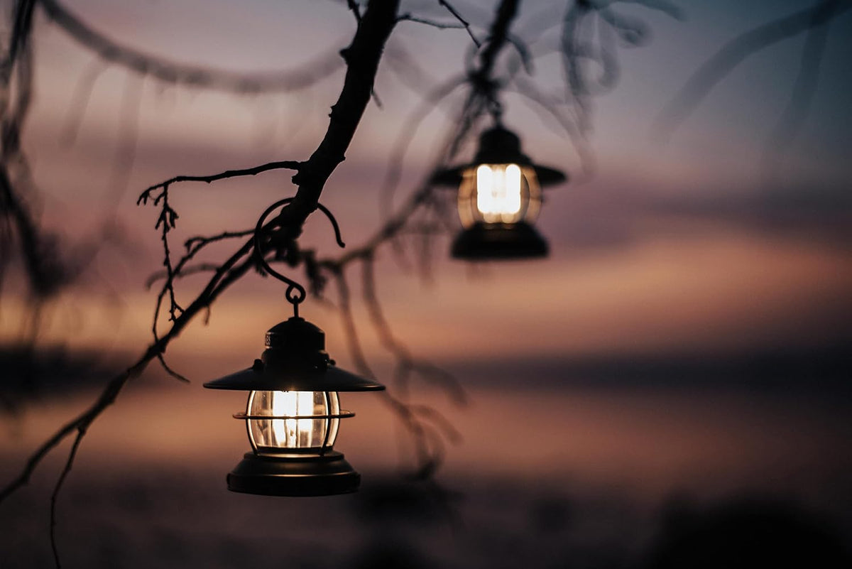 Barebones Edison Mini Lantern Antique Bronze - Shop  Electric Lanterns at  Trekaline