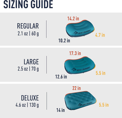 Sea to Summit Aeros Ultralight Pillow - Shop  Camp Pillows at  Trekaline