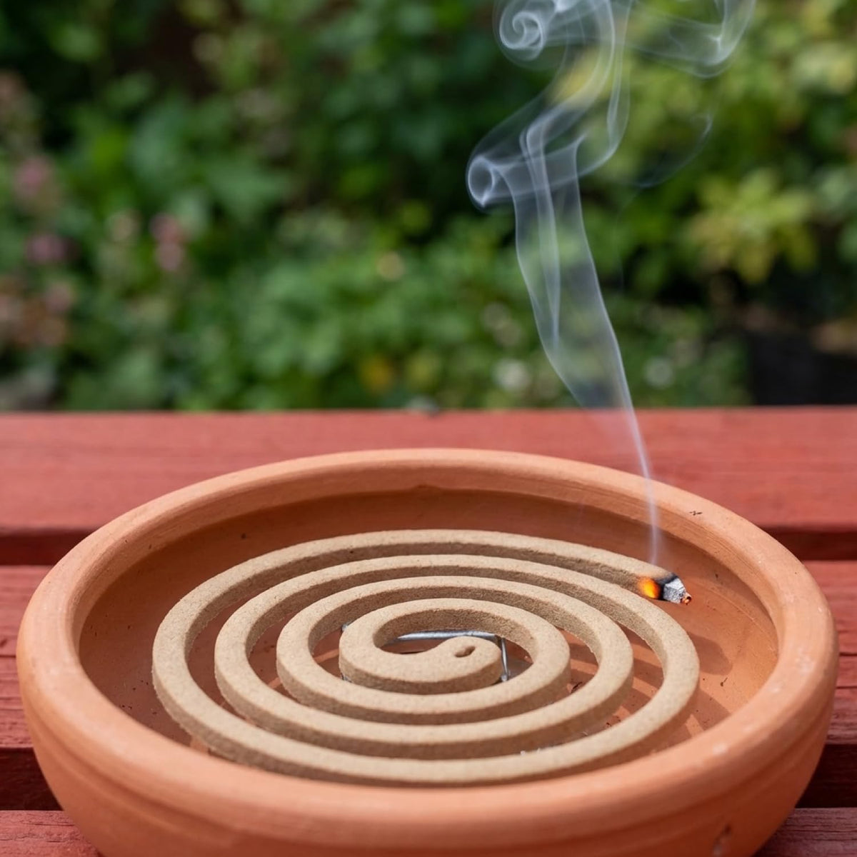 STV Citronella Terracotta Burner with 6 Pack Coils