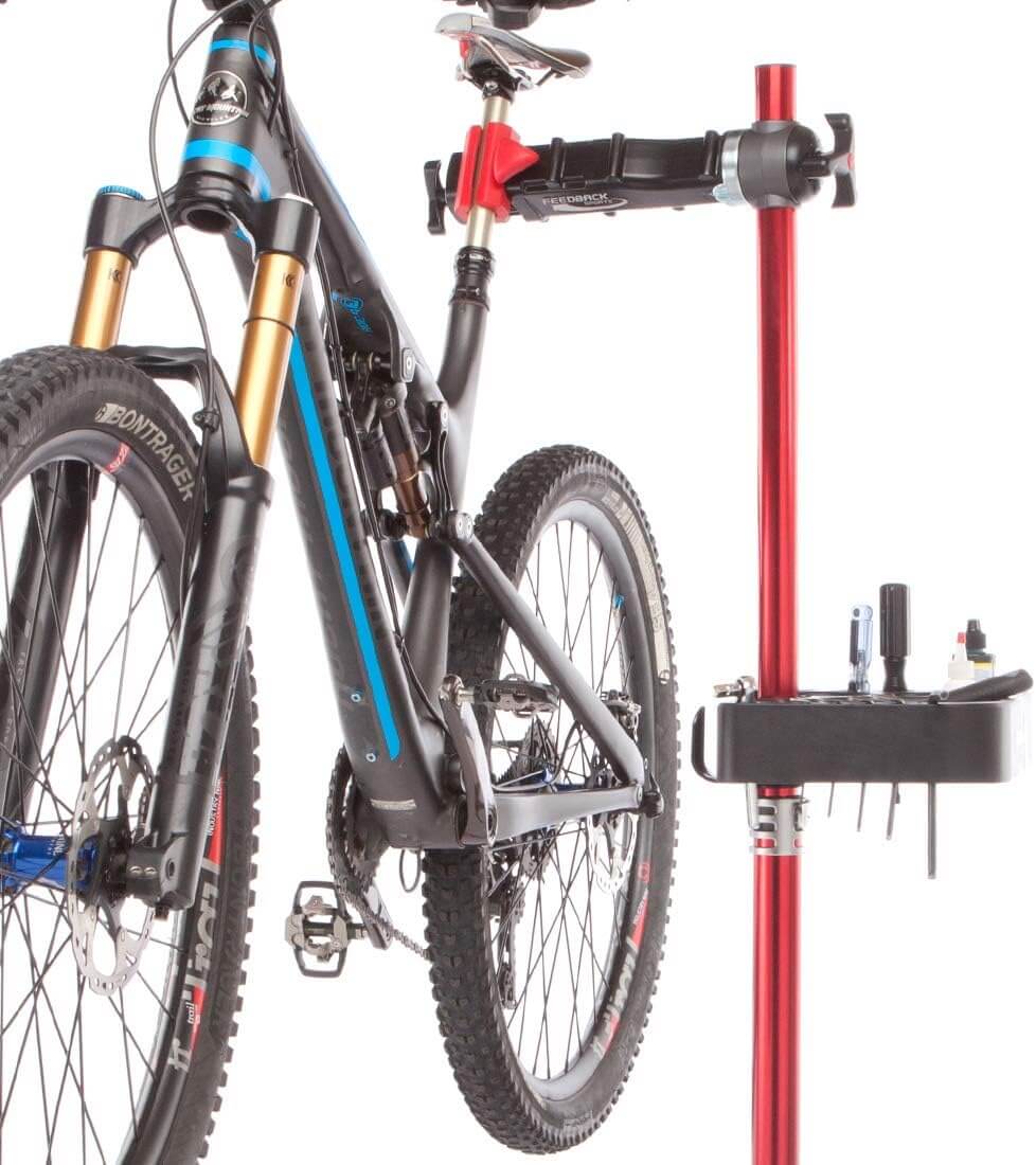 Feedback Sports Pro-Elite Bike Repair Stand Red