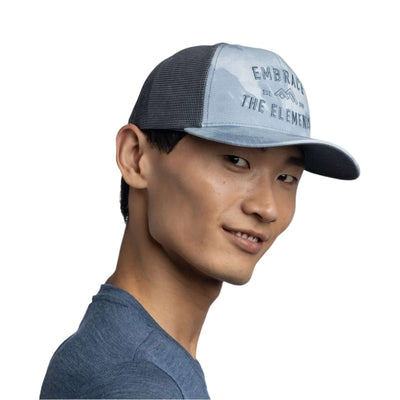 Buff Explore Trucker Cap Tery Mist Grey Snapback