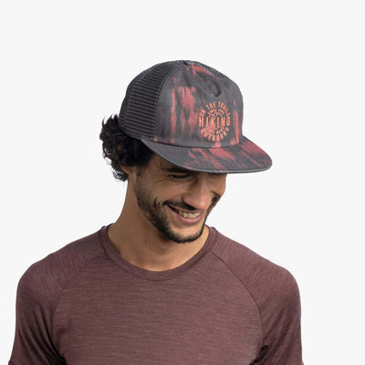 Buff Trucker Cap Ikshi Terracotta UV Mesh Cap