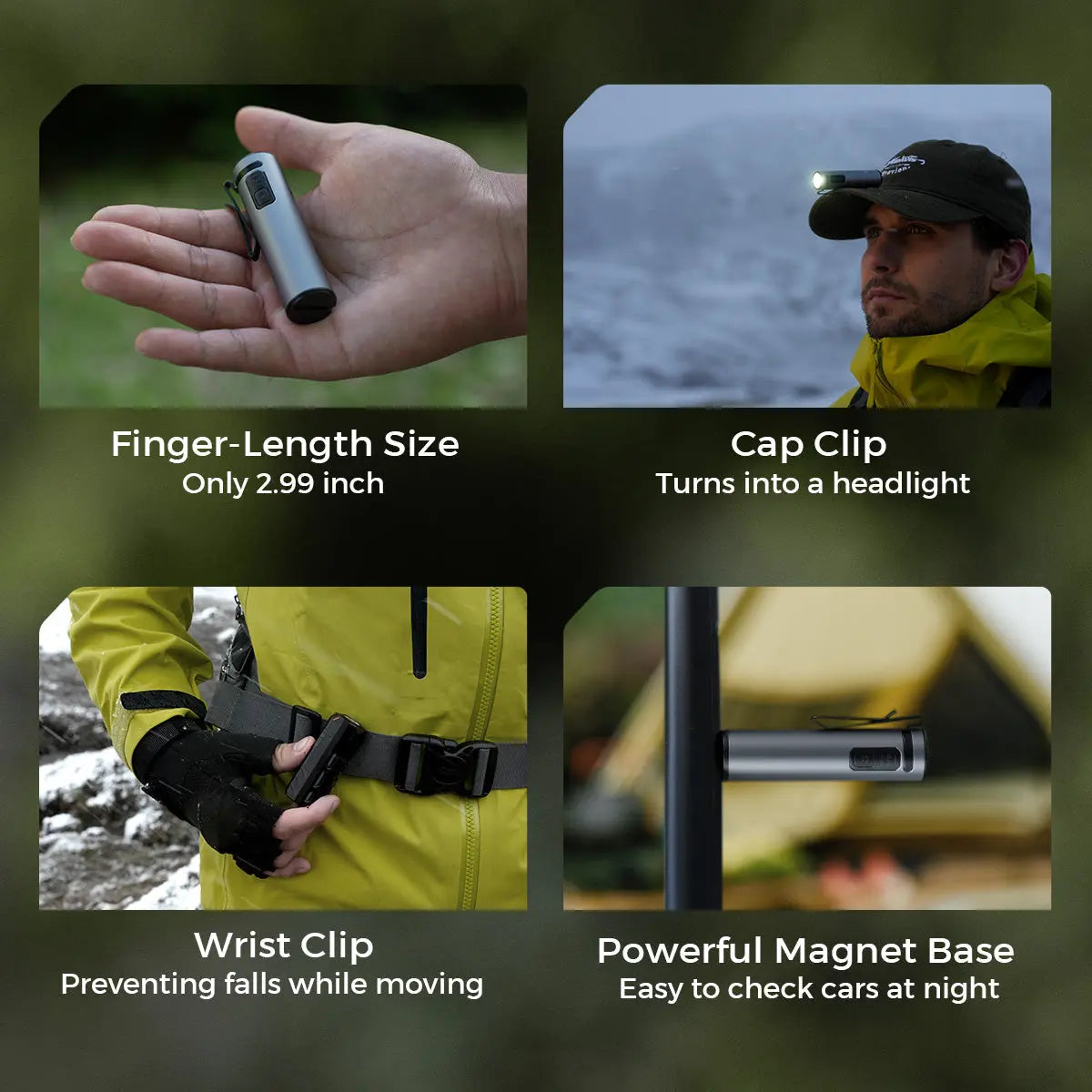 Flextail Zero Flashlight 1200 EDC Pocket Light - Shop Flashlights at Trekaline