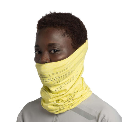 Buff Reflective DryFlx Neckwear - Solid Lime