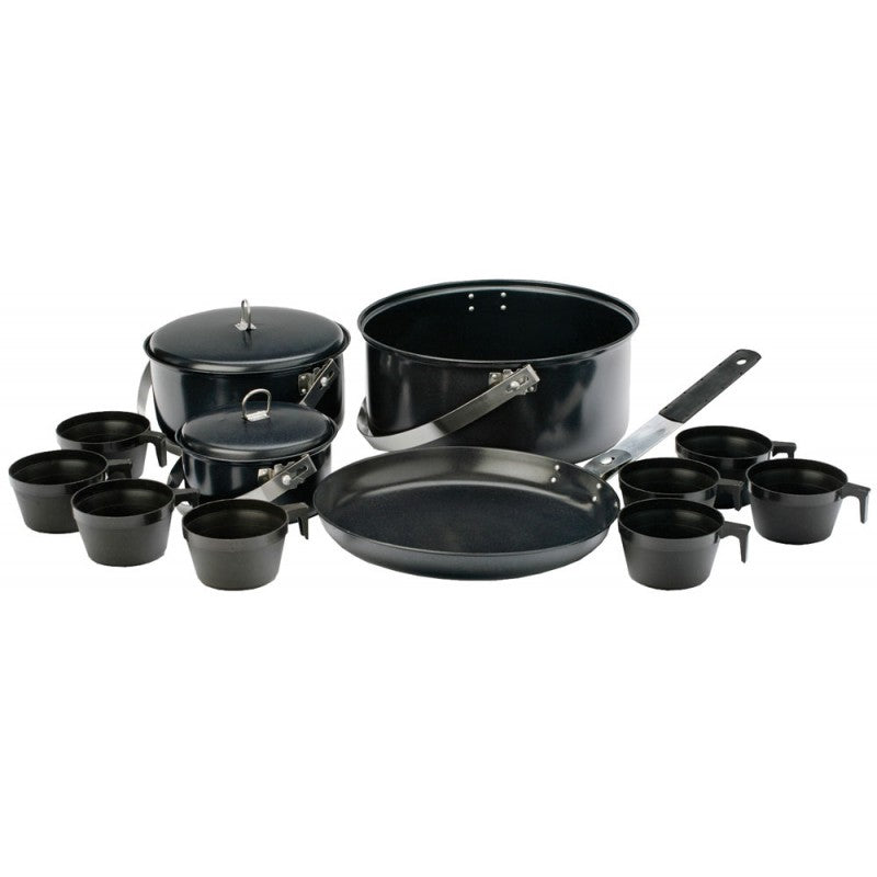 Vango Non-Stick 8 Person Cook Kit - Shop  Cooksets at  Trekaline