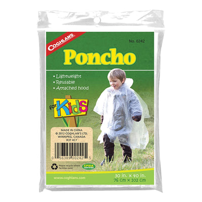 Coghlan's Waterproof Kids Rain Poncho - Shop  Rain Ponchos at  Trekaline