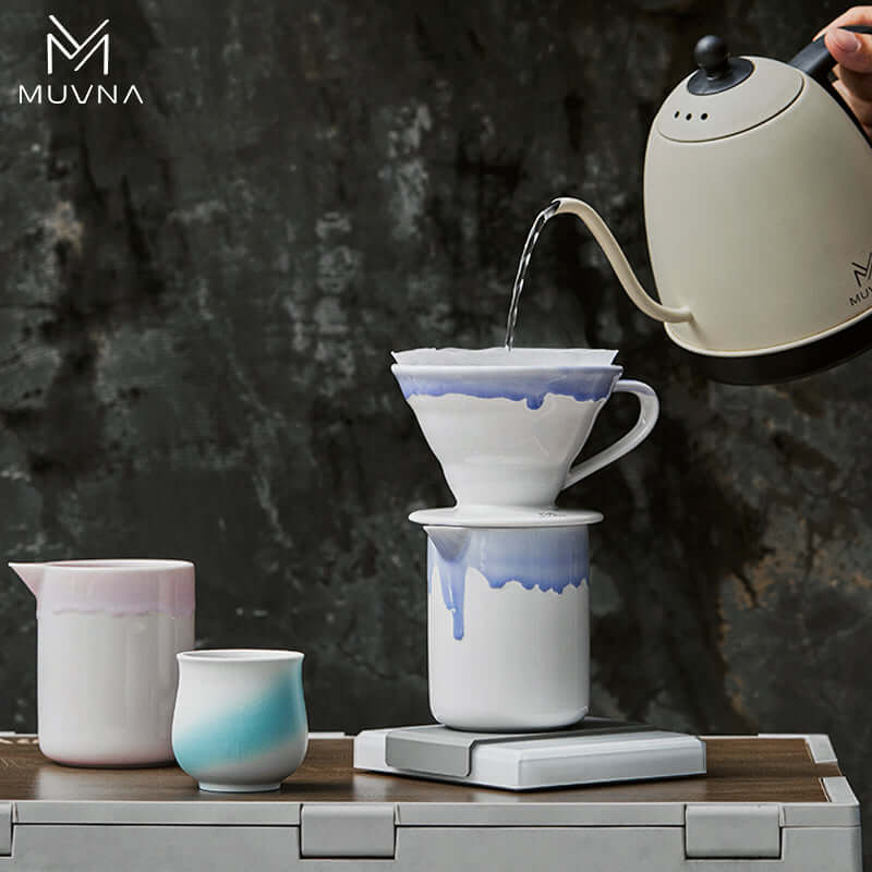 Muvna Manni Ceramic Pour Over Dripper Set V02