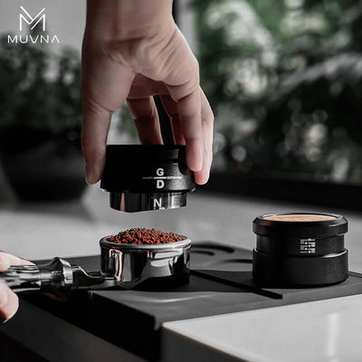 Muvna Solid Wood Gravity Tamper 58mm Black