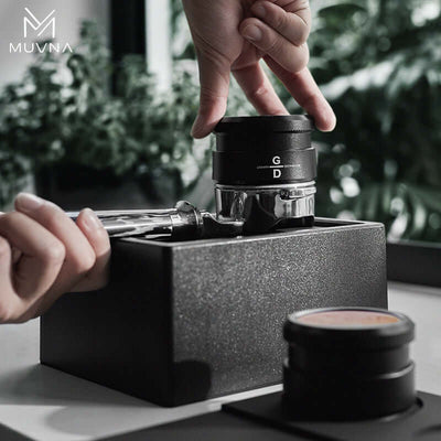 Muvna Solid Wood Gravity Tamper 58mm Black