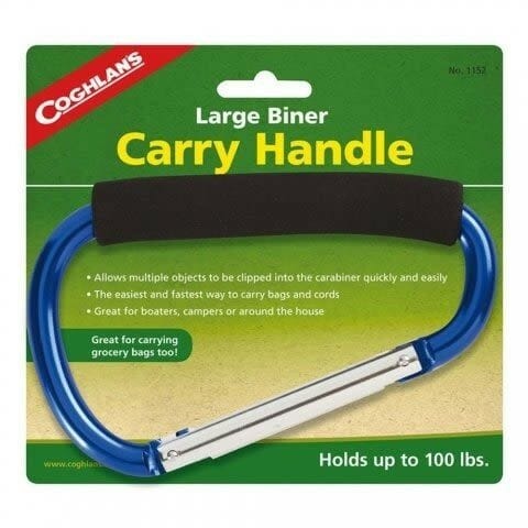 Coghlan's Large Biner Carry Handle - Shop  Carabiner Keychains at  Trekaline