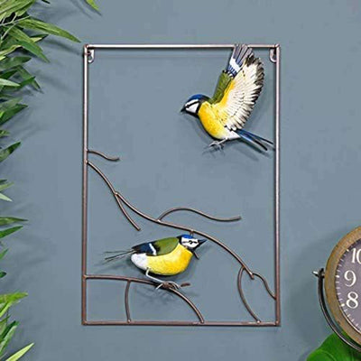 La Hacienda Tree Top Blue Tit Wall Art Large