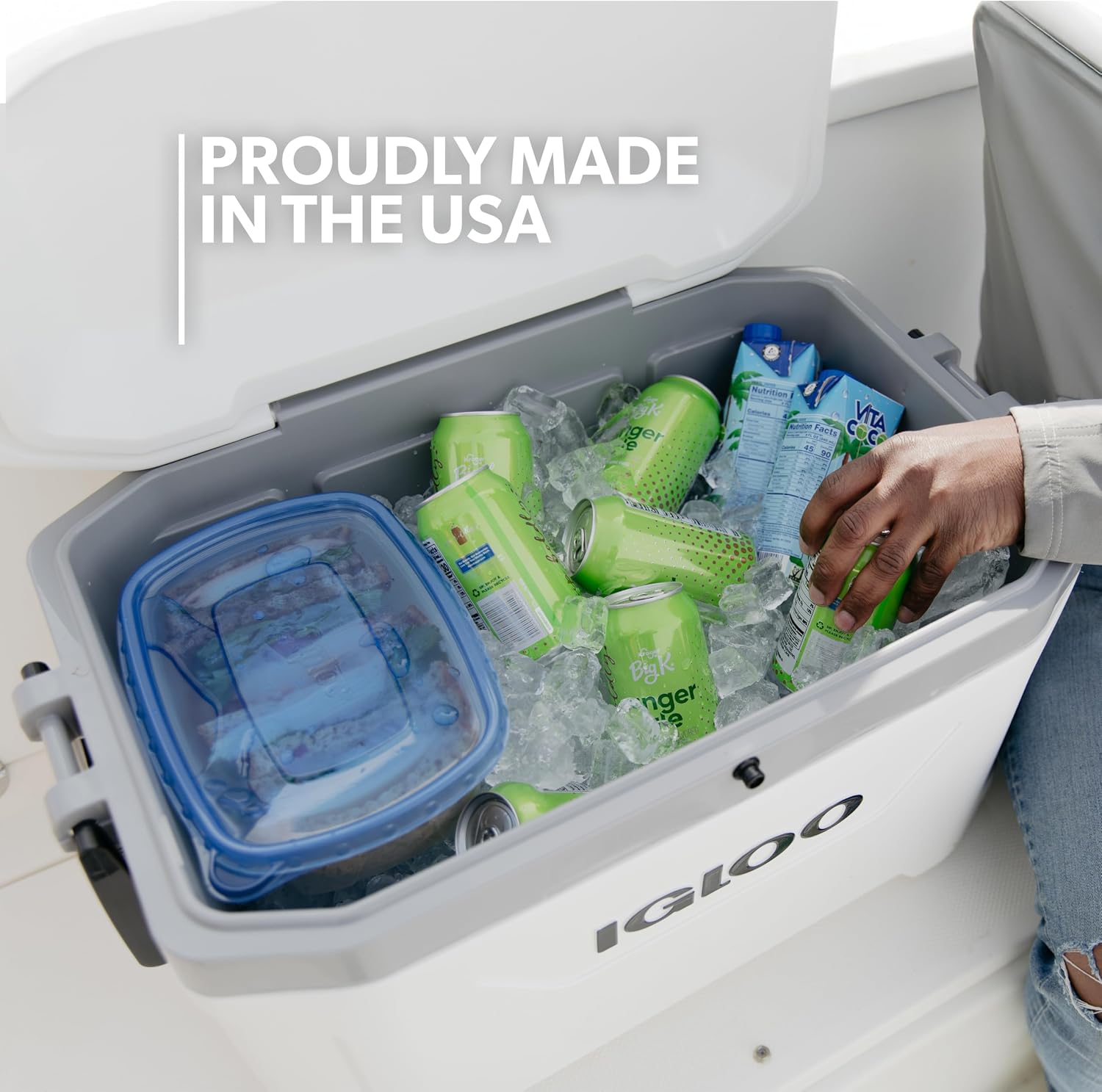 Igloo Latitude Marine Ultra Hard Cooler Box 54 Quart - Shop  Hard-sided Coolers at  Trekaline