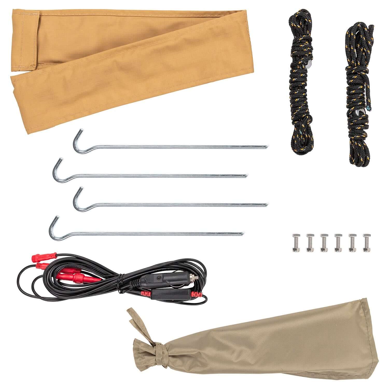 ARB Aluminium Case Silver Awning & LED Light Kit - Shop  Awnings at  Trekaline