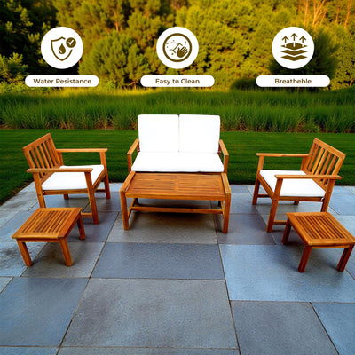 Procamp Sofia 6 Piece Outdoor Sofa Set - Shop  Camping Table Sets at  Trekaline