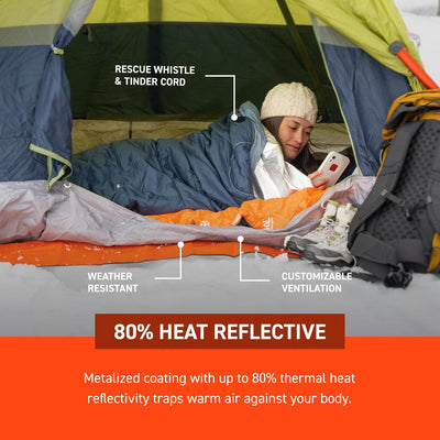 Survive Outdoors Longer Thermal Bivvy with Rescue Whistle