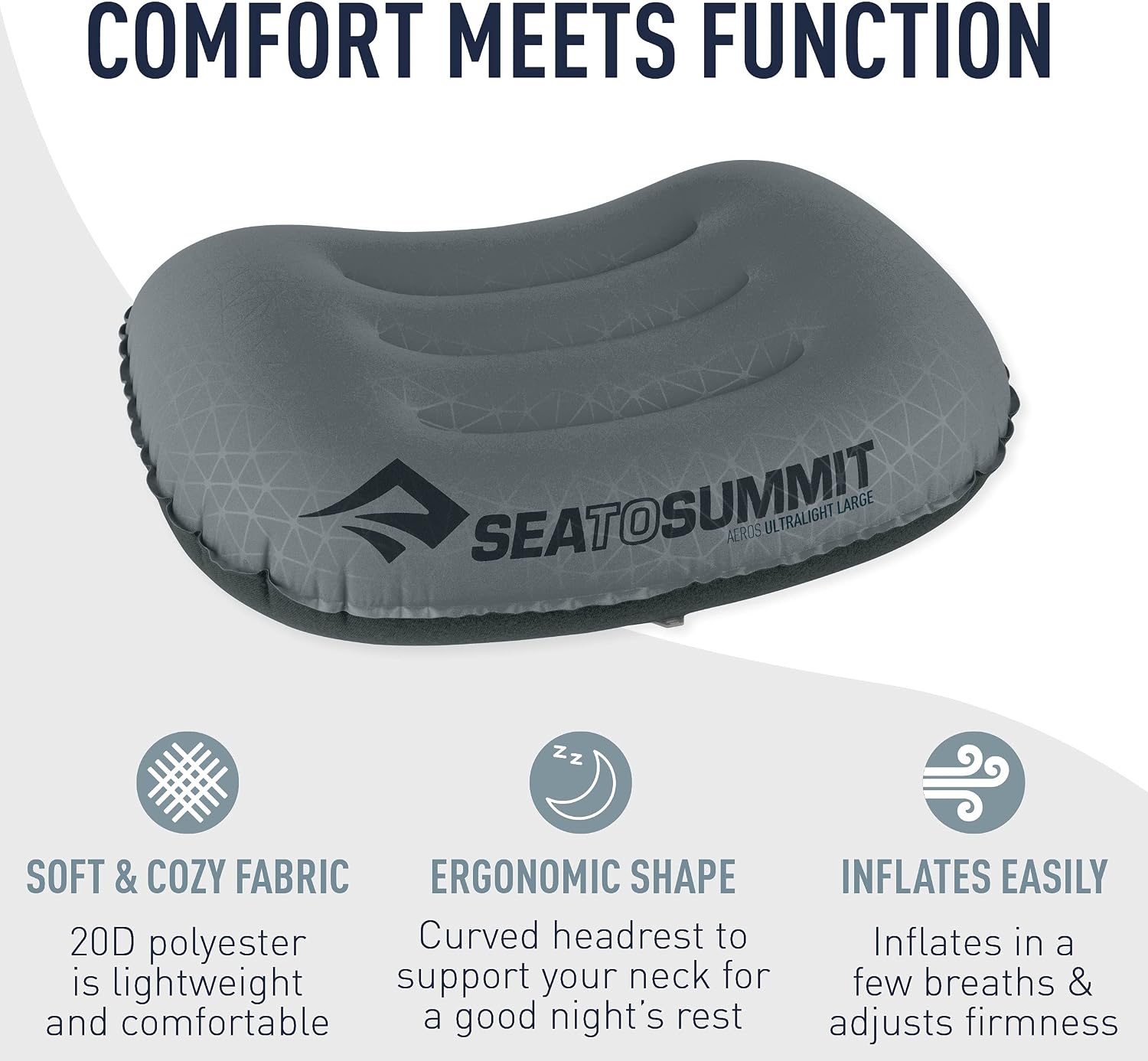 Sea to Summit Aeros Ultralight Pillow - Shop  Camp Pillows at  Trekaline