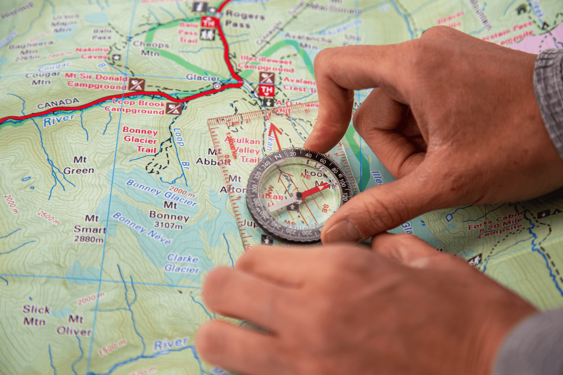 Coghlan's Liquid Filled Map Compass - Shop  Compasses at  Trekaline
