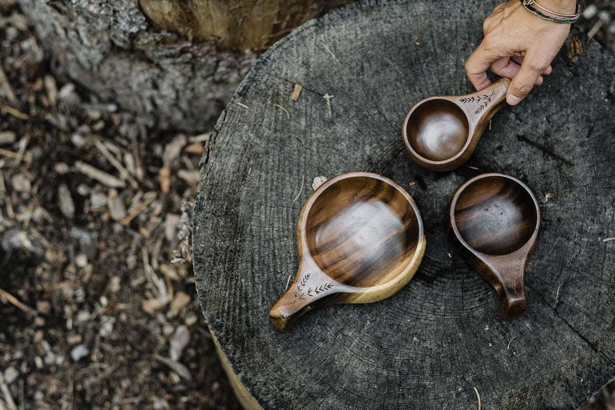 Barebones Kuksa Wooden Drinking Cup - Shop  Camping Cups at  Trekaline