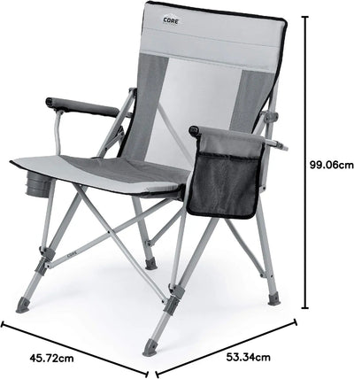 Core Equipment Hard Arm Chair Mesh - Shop  Camp Chairs at  Trekaline