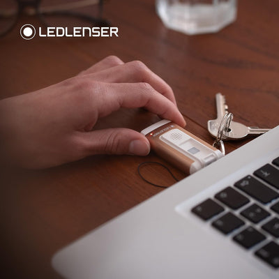 Ledlenser K6R Safety Alarm Keychain Flashlight