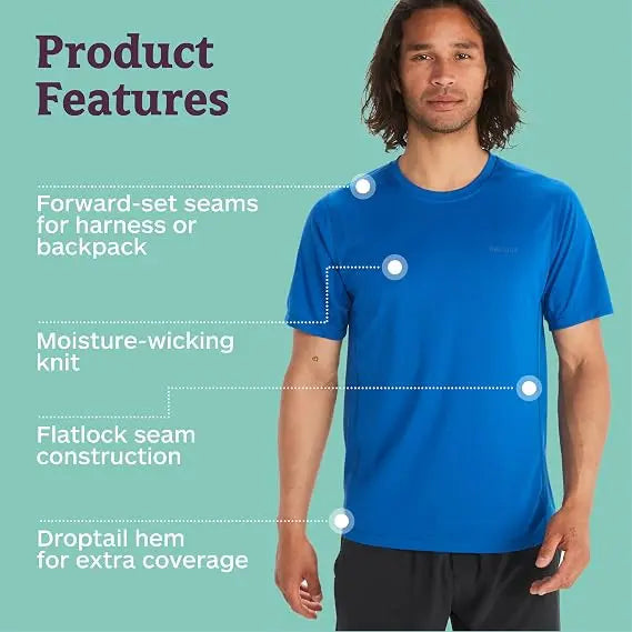Marmot Windridge Short-Sleeve Active T-Shirt - Men - Shop  T-Shirts at  Trekaline