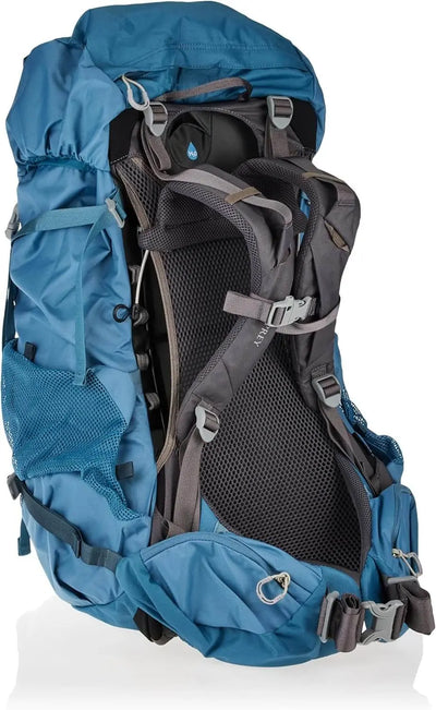 Osprey Renn 65 - Women backpack with a women's-specific fit and adjustable torso, featuring an integrated raincover, certified bluesign® product.