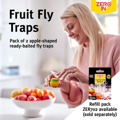 STV Zero In Fruit Fly Trap Twin Pack