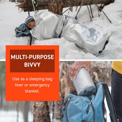 Survive Outdoors Longer Thermal Bivvy with Rescue Whistle