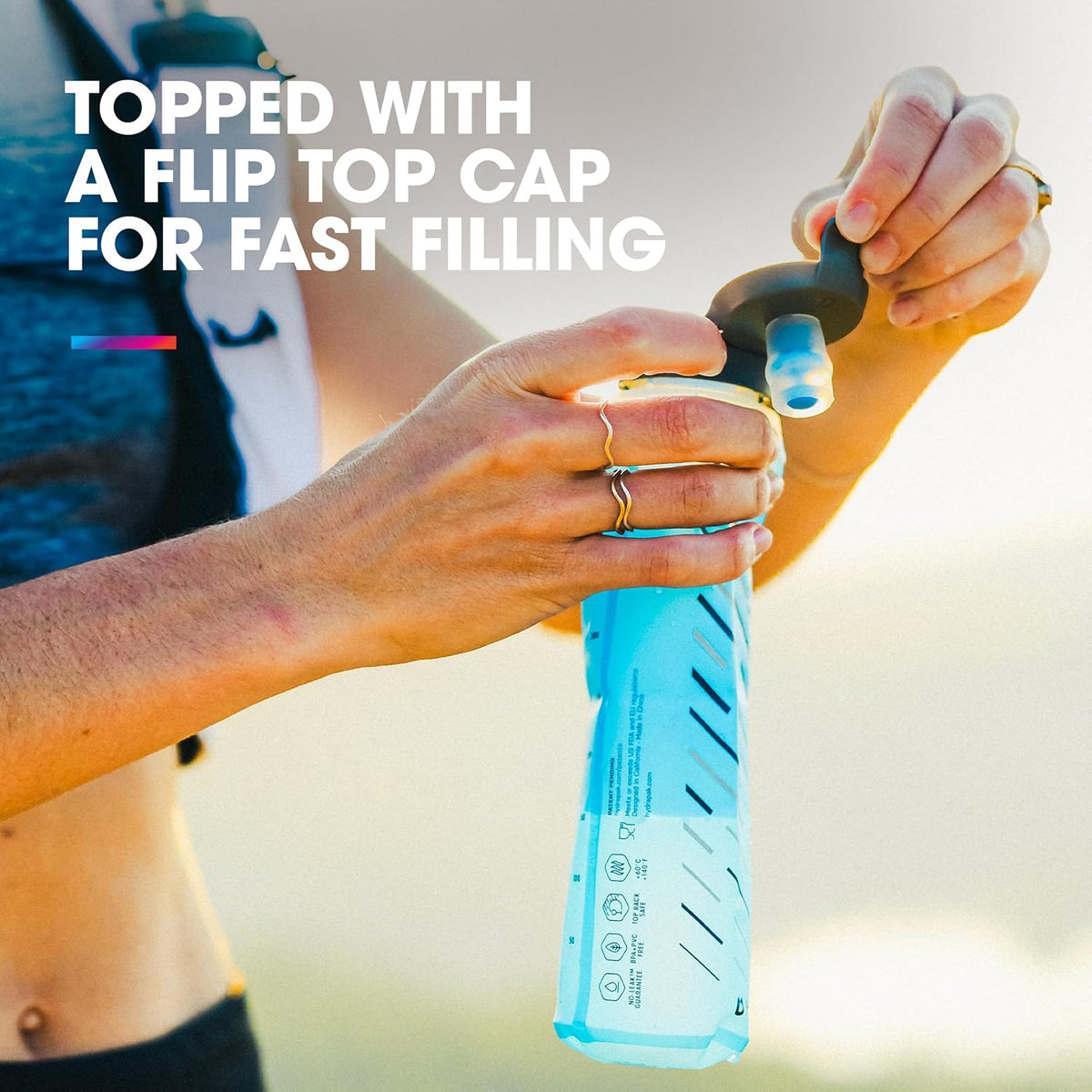 HydraPak UltraFlask Speed 600 ml Soft Flask - Shop  Running Water Bottles at  Trekaline