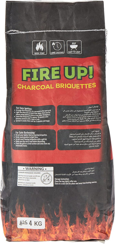 Fire Up Pillow Charcoal Briquettes 4kg - Shop  Alternate Fuels at  Trekaline