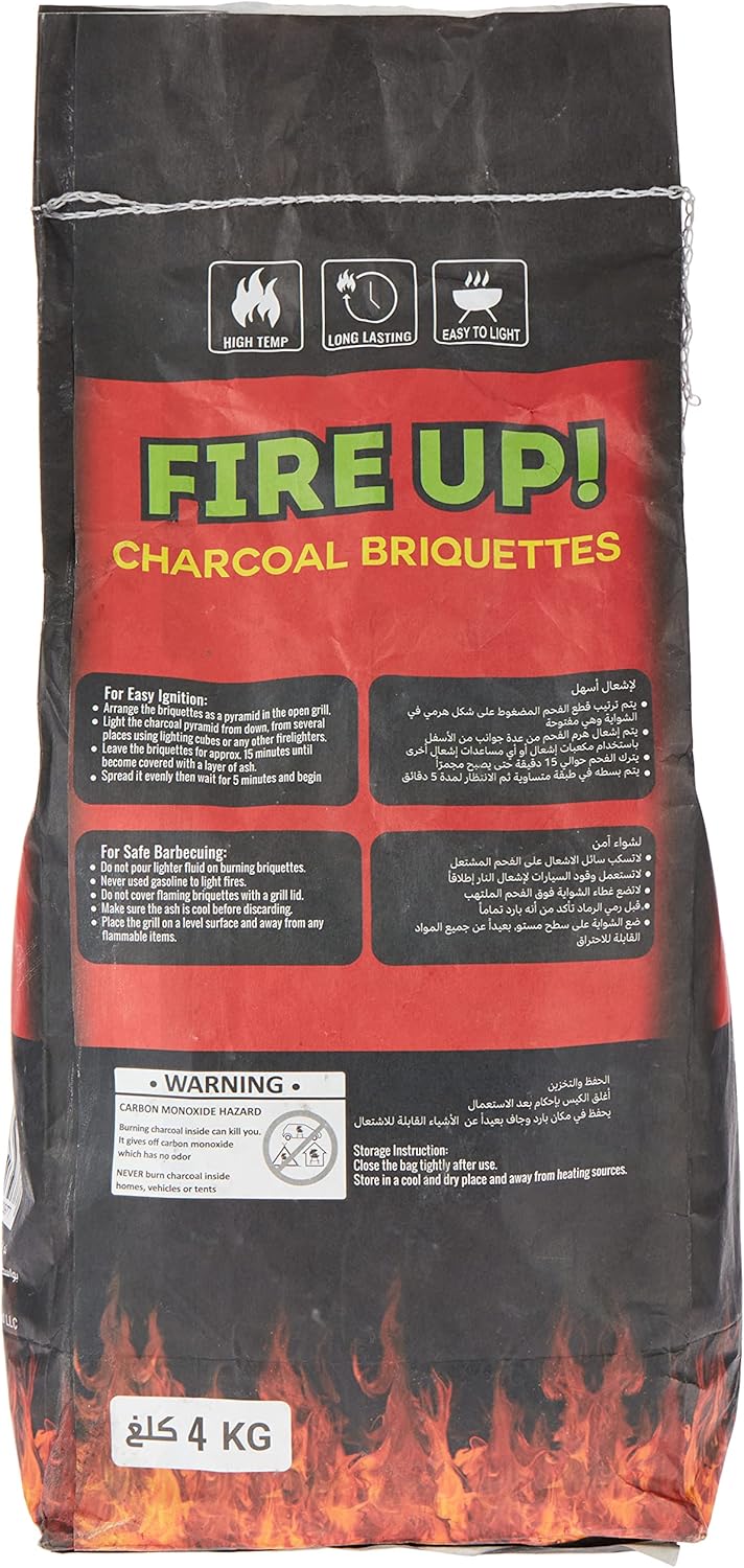 Fire Up Pillow Charcoal Briquettes 4kg - Shop  Alternate Fuels at  Trekaline