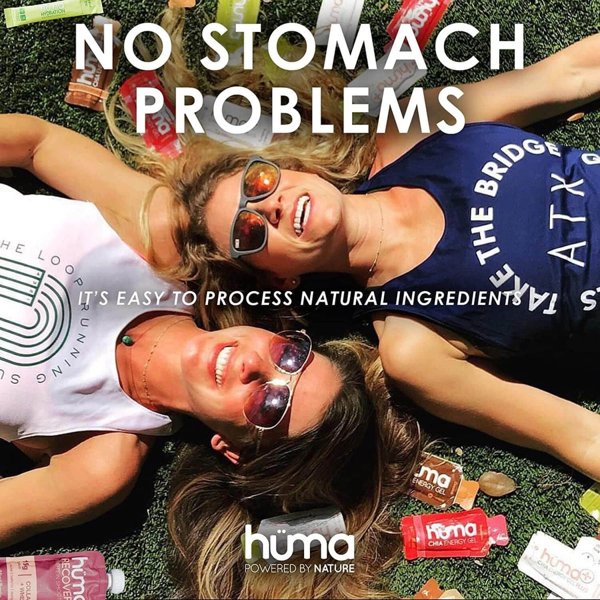 Huma Chia Energy Gel - Lemonade No Stomach Problems