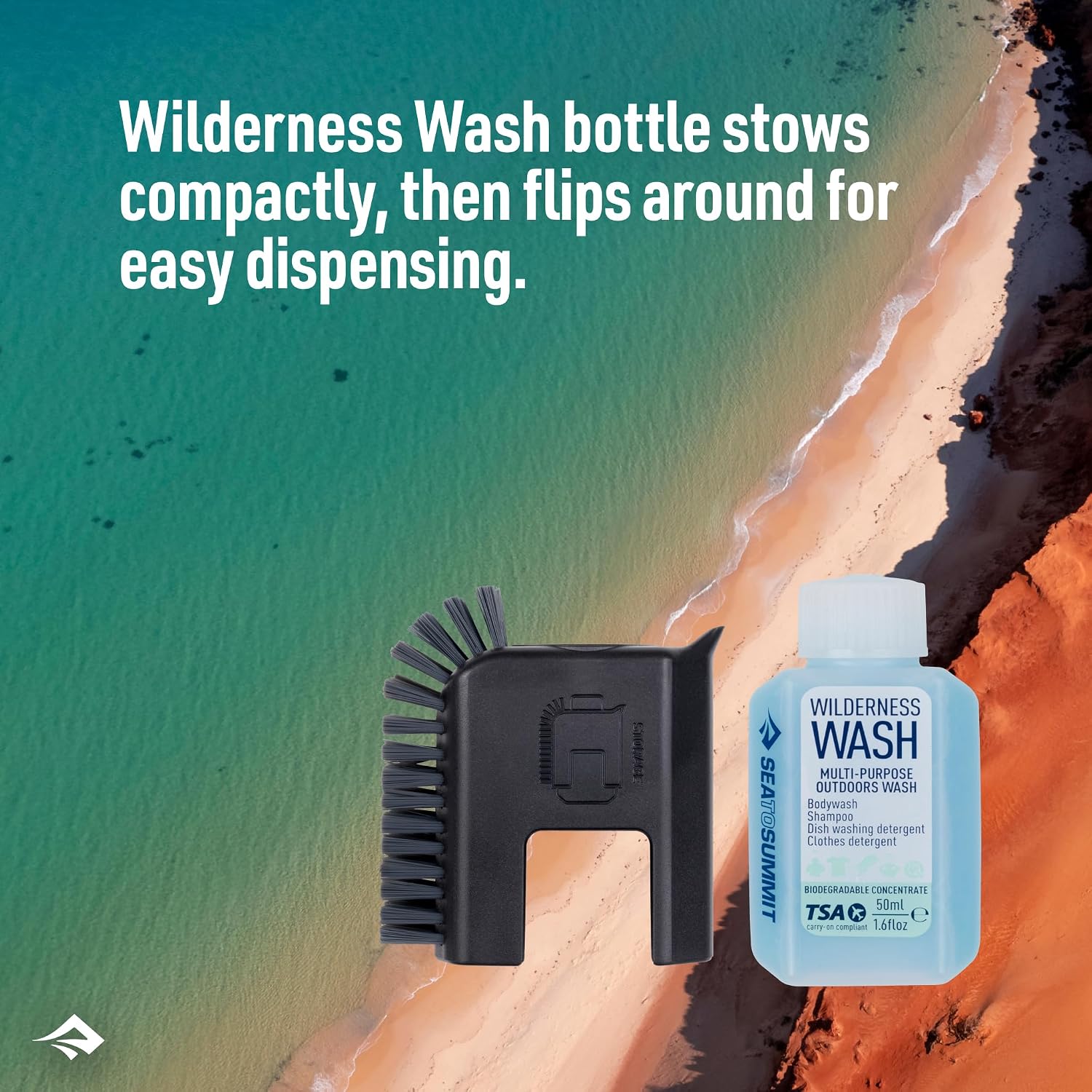 Sea to Summit Camp Kitchen Pot Scrubber and Soap - Shop  Cleaning Accessories at  Trekaline