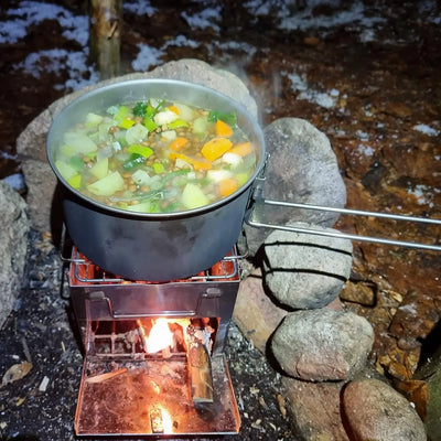 SilverAnt Titanium Camping Cookware Set 1.6L - Shop  Cooksets at  Trekaline