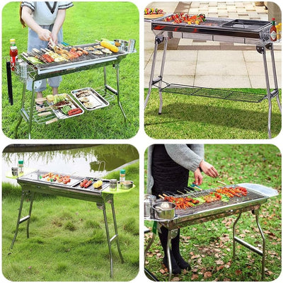 Procamp Stainless Steel Charcoal BBQ Grill - Shop  Charcoal Grills at  Trekaline