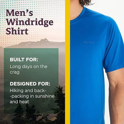 Marmot Windridge Short-Sleeve Active T-Shirt - Men - Shop  T-Shirts at  Trekaline