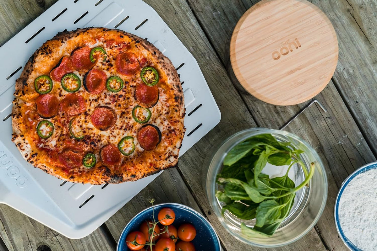 Ooni Perforated Pizza Peel Anodized Aluminum - Shop  Cookware Accessories at  Trekaline