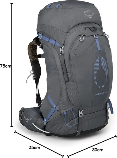 Osprey Aura AG 65 Backpacking Pack - Women - Shop  Backpacking Packs at  Trekaline