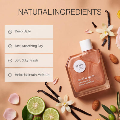 Laouta Sunrise Glow Body Oil Silica Free