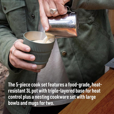 Sea to Summit Detour Stainless Steel One Pot Cook Set - Shop  Camping Utensil Sets at  Trekaline
