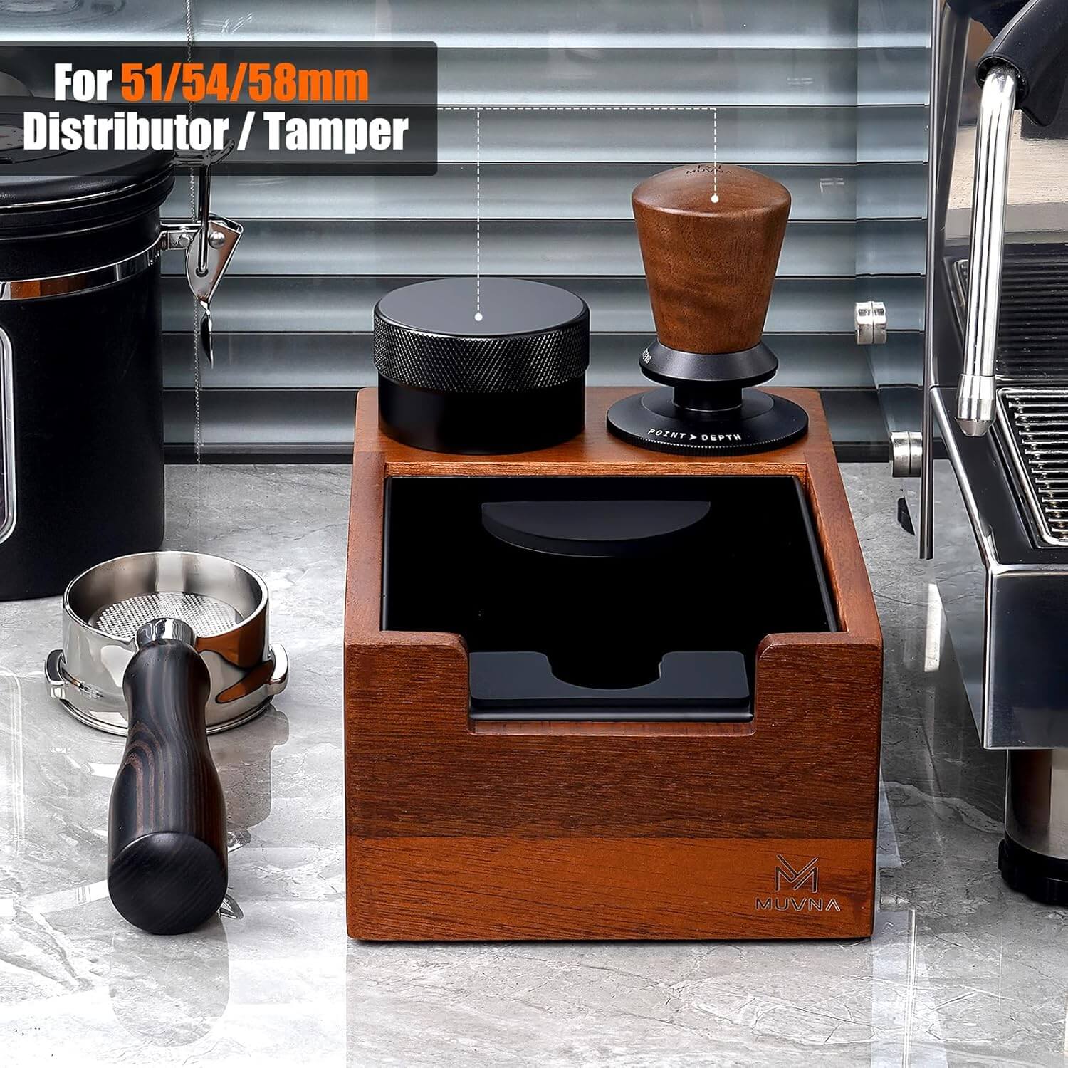 Muvna Coffee Knock Station 51 53 58mm