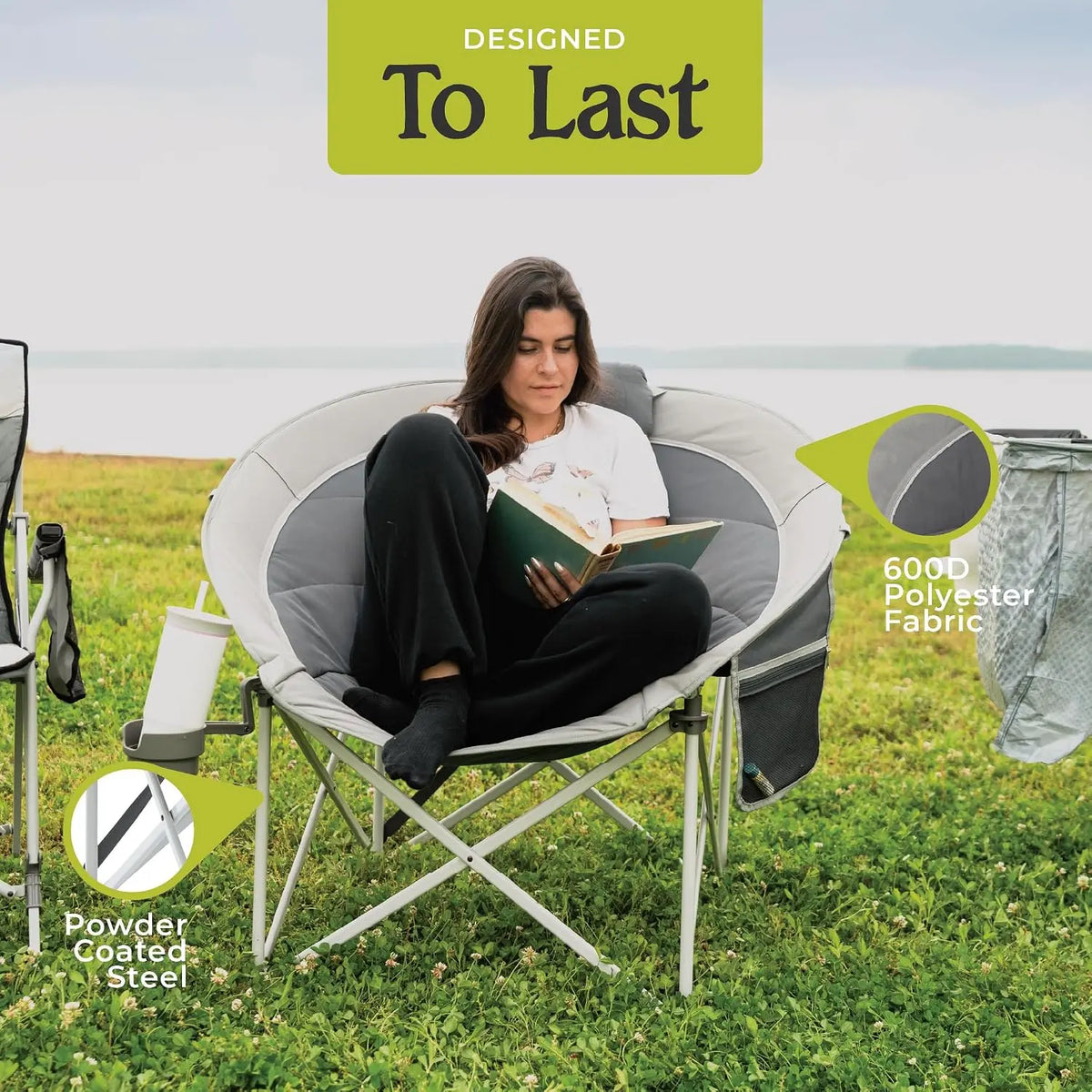 Core Equipment Oversized Padded Round Chair - Shop  Camp Chairs at  Trekaline