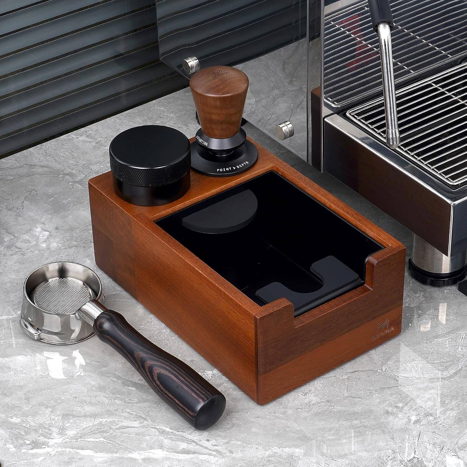 Muvna Coffee Knock Station 51 53 58mm
