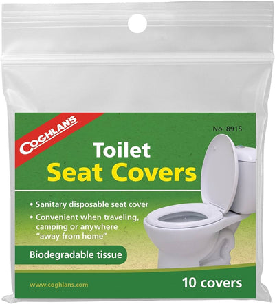 Coghlan's Toilet Seat Covers 10 Pack - Shop  Camp Toilets at  Trekaline