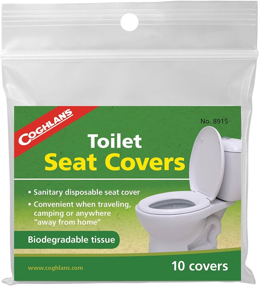 Coghlan's Toilet Seat Covers 10 Pack - Shop  Camp Toilets at  Trekaline
